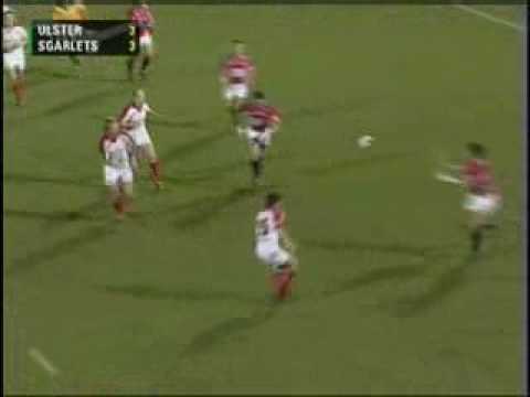 Ulster v Llanelli Scarlets 27/01/06 Yet another try saver by Steiner