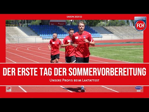 Der erste Tag der Sommervorbereitung 2021/22 #Laktattest