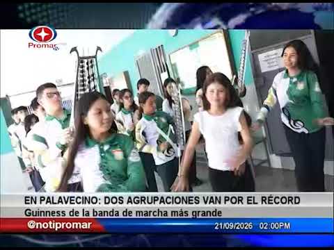 Palavecino: Dos agrupaciones van por el récord Guinness de la banda de marcha más grande