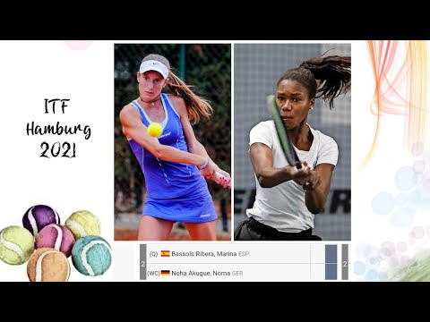 Noma Noha Akugue vs Marina Bassols Ribera - ITF Hamburg 2021
