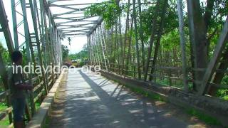 Nkwareu Bridge in Peren district, Nagaland