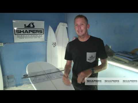 How to Shape a Surfboard - Fin Placements