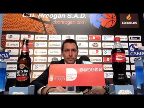 N. Lezcano tras el Cafés Candelas Breogán Prat