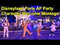 Disneyland Paris Passholder Character Night Welcome Montage Of Characters W Mickey Minnie Goofy