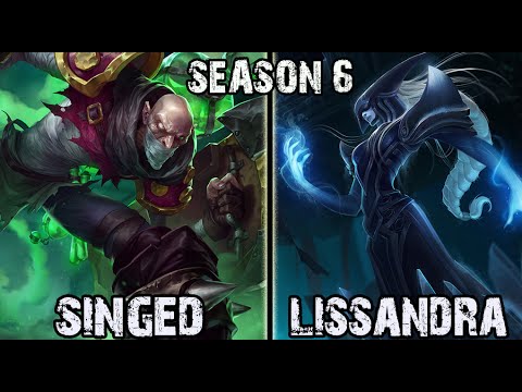 Best Singed Korea vs Lissandra TOP Ranked Challenger