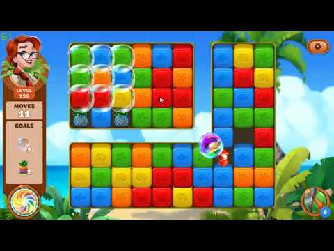 Lost Island Blast Adventure level 196