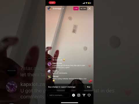 2rare goes live talking about bril, gets real heated‼️