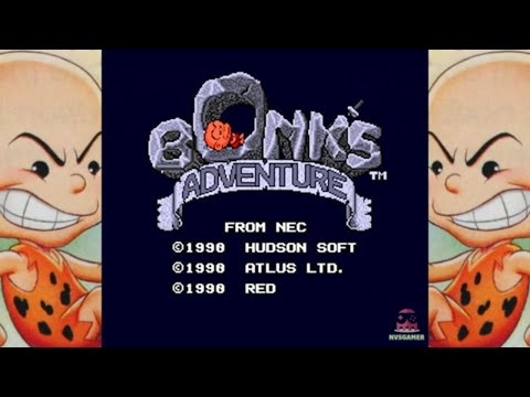 Bonk's Adventure - PC Engine / Turbografx 16 Longplay (Ultra HD)