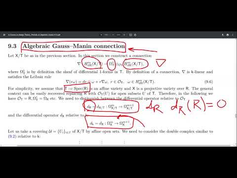 Gauss-Manin connection