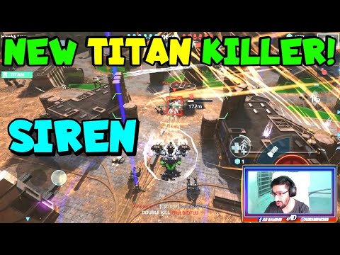 New Robot SIREN The TITAN Killer! War Robots Test Server Review & Gameplay WR