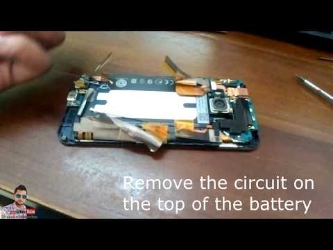 HTC m9 battery replacement (opja100) disassembly, Battery problem, Auto off problem