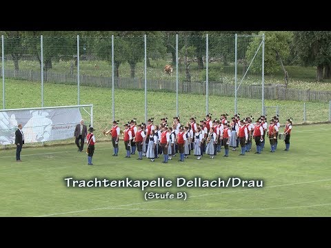 Trachtenkapelle Dellach Drau „Musik in Bewegung“ – Landesmarschwertung in Kraig 2019