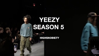 The view from the YEEZY Season 5 catwalk | Highsnobiety