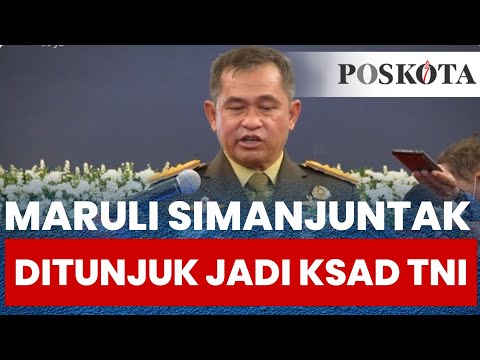 Resmi! Presiden Jokowi Lantik Letnan Jenderal Maruli Simanjuntak Jadi KSAD TNI