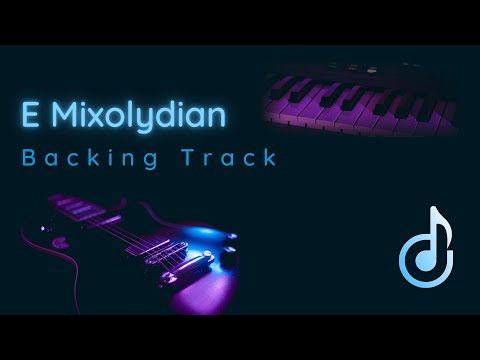 E Mixolydian - Guitar backing track | Sunset Sailing