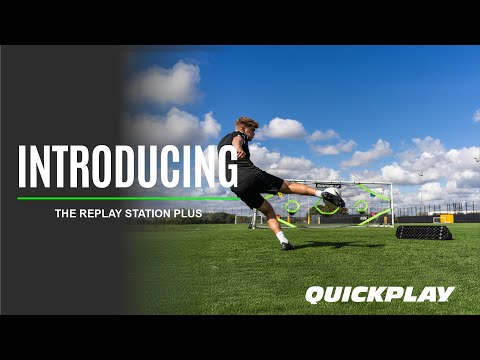 The QUICKPLAY REPLAY Station Plus 4-in-1 soccer Rebound Board