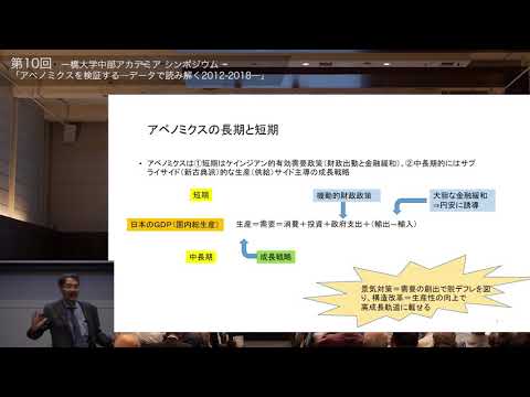 2/5 基調講演 第10回一橋大学中部アカデミア2019