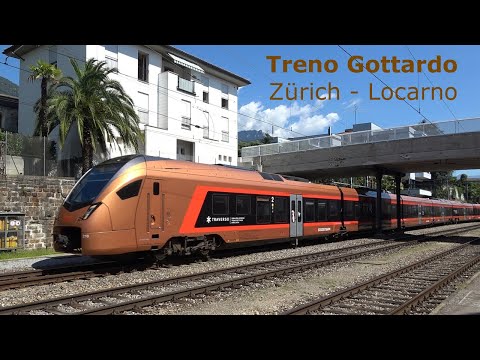 Treno Gottardo IR46 from Zürich to Locarno in Switzerland