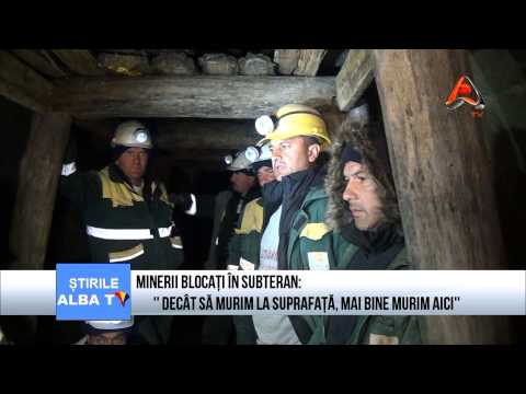 MINERII BLOCATI IN SUBTERAN