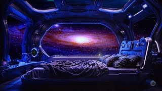 Deep Space Trek | Deep Space Bedroom with Smooth Pink and Blue Noise Sounds | 10 hours