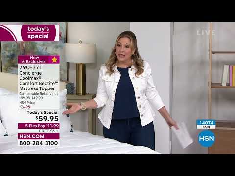 Concierge Collection Coolmax Comfort with Bedtite Mattre...