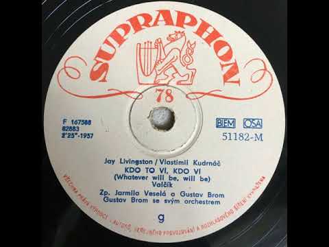Jarmila Veselá & Gustav Brom - Kdo to ví, kdo ví (24.8.1957)
