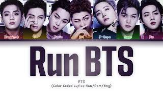 Download lagu BTS (방탄소년단) - Run BTS (달려라 방탄) (Color Coded Lyrics Han/Rom/Eng) mp3
