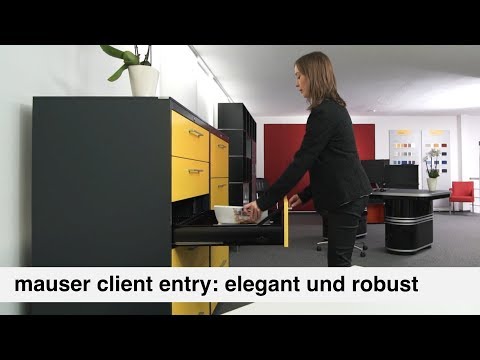 Artikelvideo 1 für mauser client entry Karteischrank lichtgrau 6 Schubladen 80,0 x 60,0 x 135,0 cm, Artikelnummer 259426