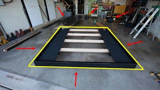 DIY King Size Floating Bed, Headboard and Nightstands