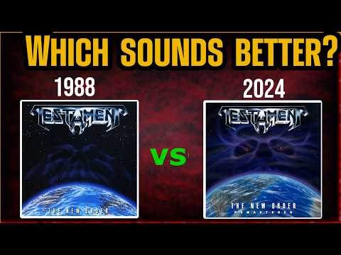 Is Testament's new remaster better than the original 1988 New Order?