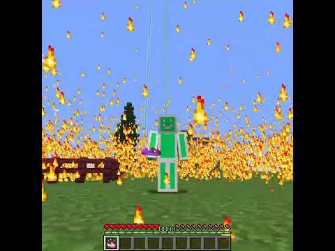 Cursed OP Ring of Fire in Minecraft