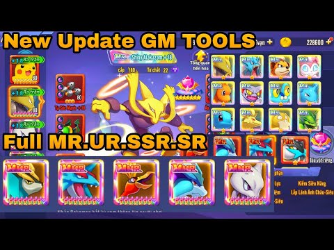 New Update Pokemon Arena Gm Tools - Full Hero MR,UR,SSR,SR + Unlimited Rechange DM