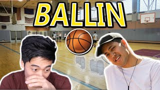 FOOTAGE GOT LOST, SO HERE IS RYAN AND I PLAYING BASKETBALL