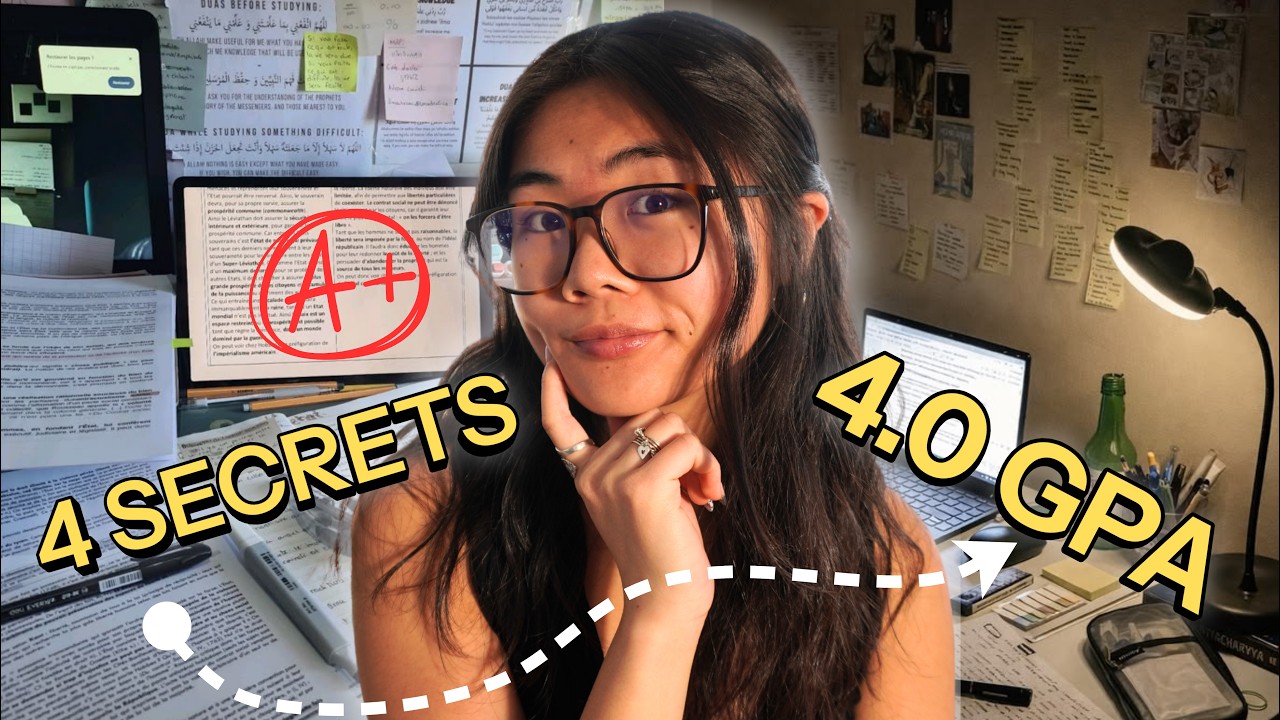 4 UNDERRATED methods i use to MASTER MY TIME as a 4.0 student