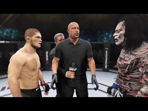 Khabib vs. Oni Genji - EA Sports UFC 2 - Champion Fights ☝️🦅