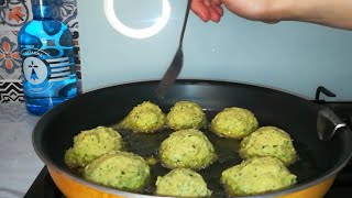 🔴 tasty chickpea fritters or falafels # economical and tasty recipe # quick and easy