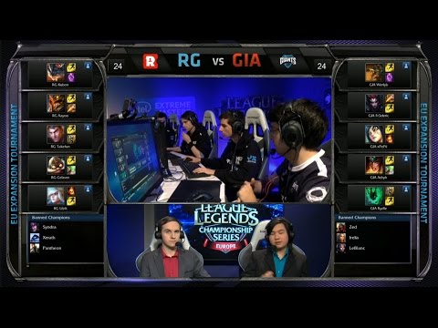 EU LCS Expansion RG vs GIA Game 1 Highlights