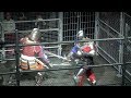 A historic battle between fully armored knights and samurai