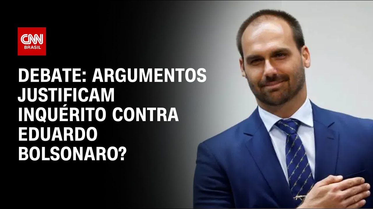 Professores de Direito Constitucional debatem inquérito contra Eduardo Bolsonaro | CNN ARENA