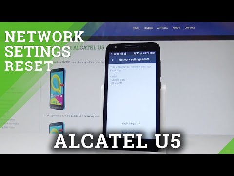 How to Reset Network Settings in ALCATEL U5 - Restore Default Network Configuration |HardReset.Info