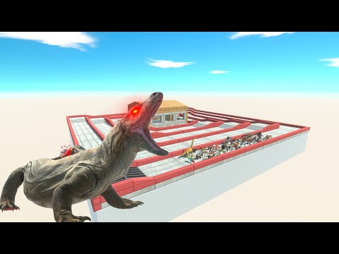 Escape From Alien Komodo Dragon - Last Survivor - Animal Revolt Battle Simulator