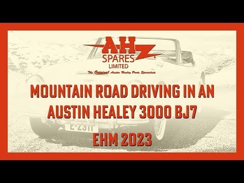 Mountain Driving at EHM 2023: Jon Hill and John Lee Enjoy the Scenery in an Austin Healey 3000 BJ7