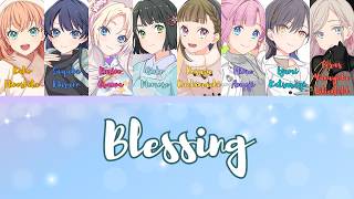 Download lagu Blessing- Hasunosora- [FULL] (ROM/ENG/KAN) [LYRICS   COLOR CODED] Love Live! mp3