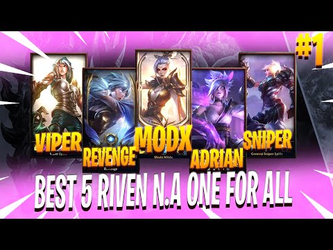 (Viper, Modx, Adrian Riven, Revenge, General Sniper) One for All - Riven vs LUCIAN