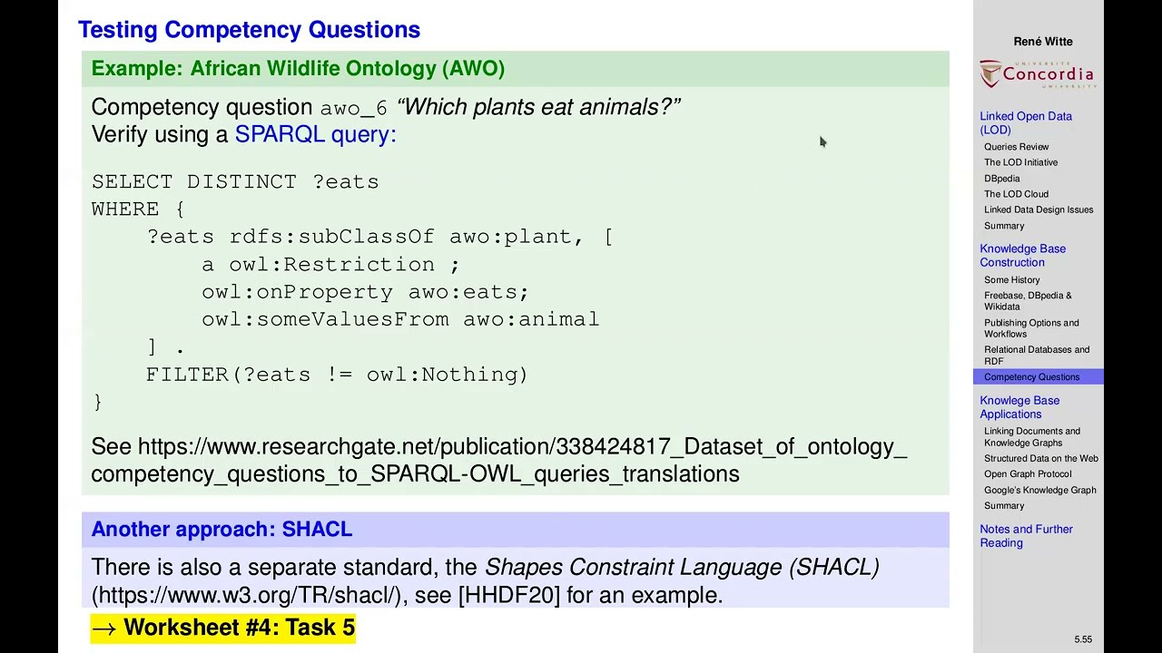 Intelligent Systems: KB Design & Applications (7/13) | COMP 474/6741 (Winter 2020/21) | L05E07