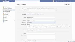 How to Add or Edit Information in a Facebook Business Page