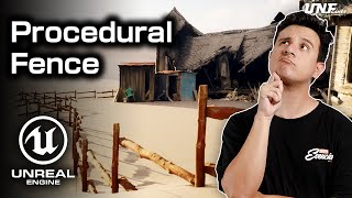Create a Fence using Procedural Content Generation - Unreal Engine 5 PCG Spline Tutorial