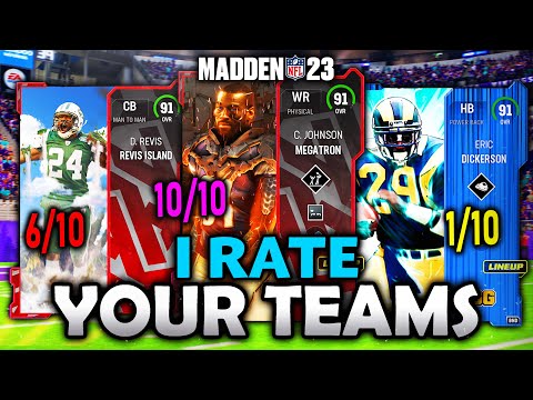 I RATE YOUR TEAMS EP. 8 - Madden 23 Ultimate Team