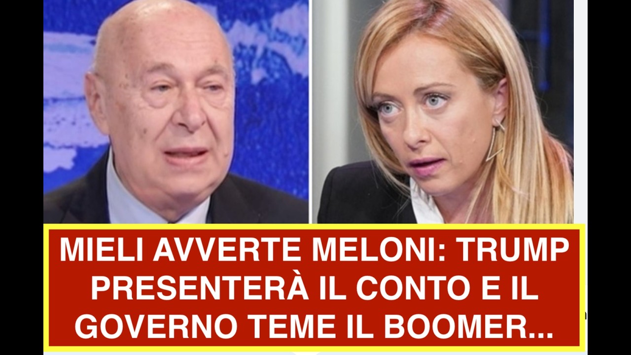 MIELI AVVERTE MELONI: TRUMP PRESENTERÀ IL CONTO E IL GOVERNO TEME IL BOOMER...