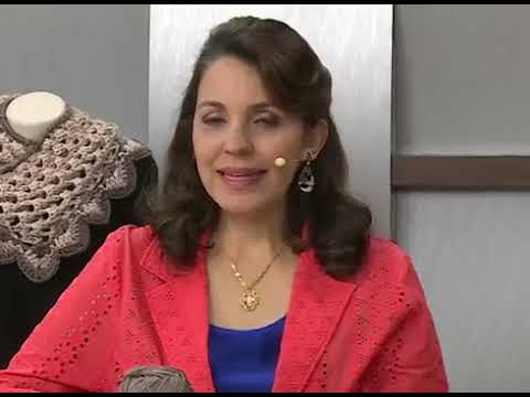 Programa Arte Brasil   26052015   Noemi Fonseca   Gola 3D em Crochê